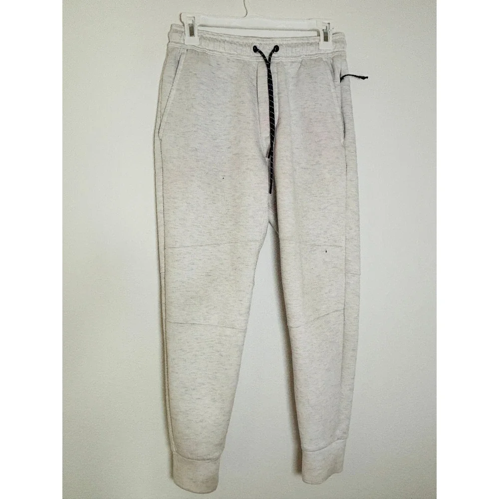 American Eagle 24/7 Joggers Mens Small Gray Heather Tech Fleece Sweatpants